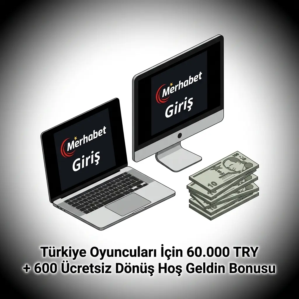 Merhabet Casino 60.000 TRY ve 600 ücretsiz dönüş hoş geldin bonusu paketi